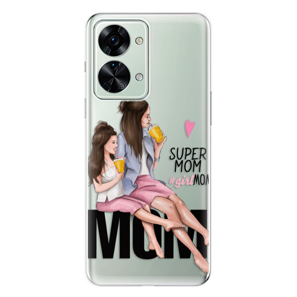 Odolné silikónové puzdro iSaprio - Milk Shake - Brunette - OnePlus Nord 2T 5G