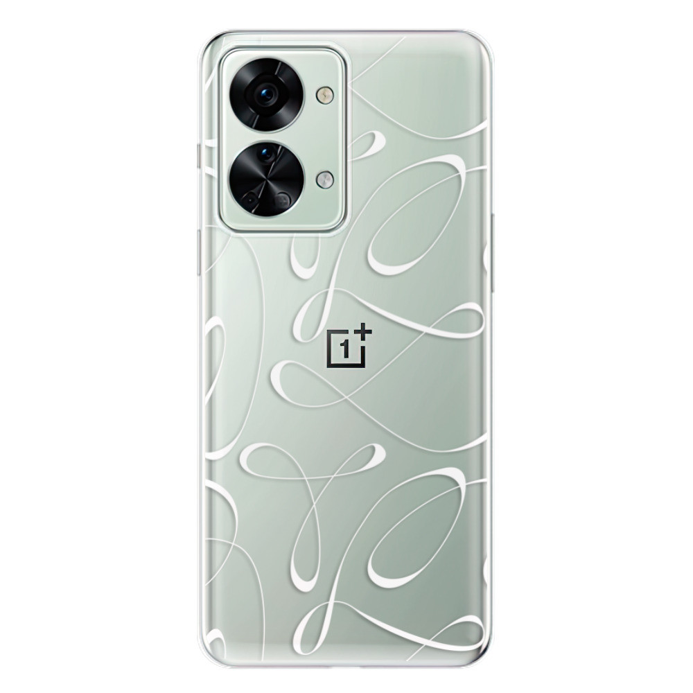 Odolné silikónové puzdro iSaprio - Fancy - white - OnePlus Nord 2T 5G
