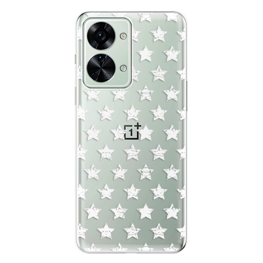 Odolné silikónové puzdro iSaprio - Stars Pattern - white - OnePlus Nord 2T 5G