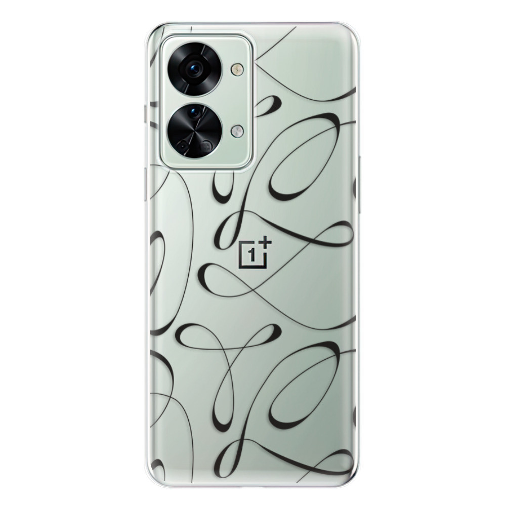 Odolné silikónové puzdro iSaprio - Fancy - black - OnePlus Nord 2T 5G