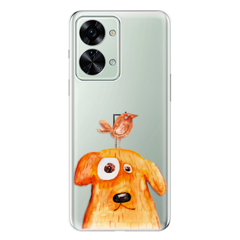 Odolné silikónové puzdro iSaprio - Dog And Bird - OnePlus Nord 2T 5G