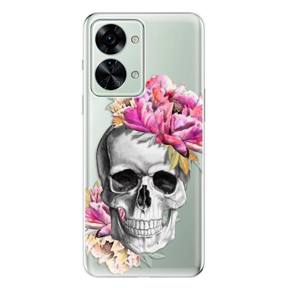Odolné silikónové puzdro iSaprio - Pretty Skull - OnePlus Nord 2T 5G