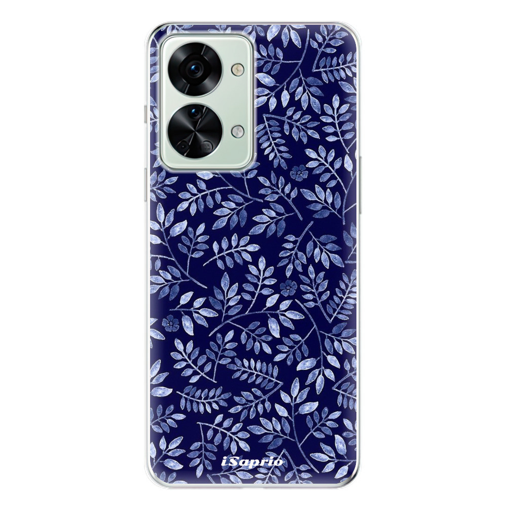 Odolné silikónové puzdro iSaprio - Blue Leaves 05 - OnePlus Nord 2T 5G