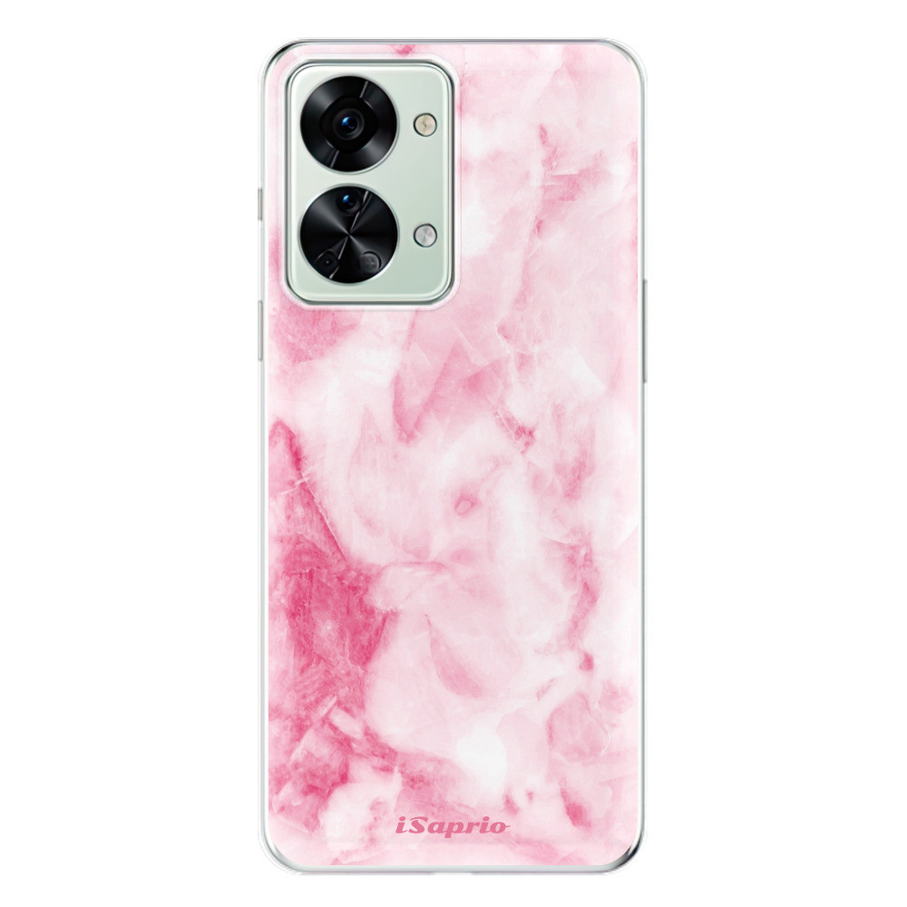 Odolné silikónové puzdro iSaprio - RoseMarble 16 - OnePlus Nord 2T 5G