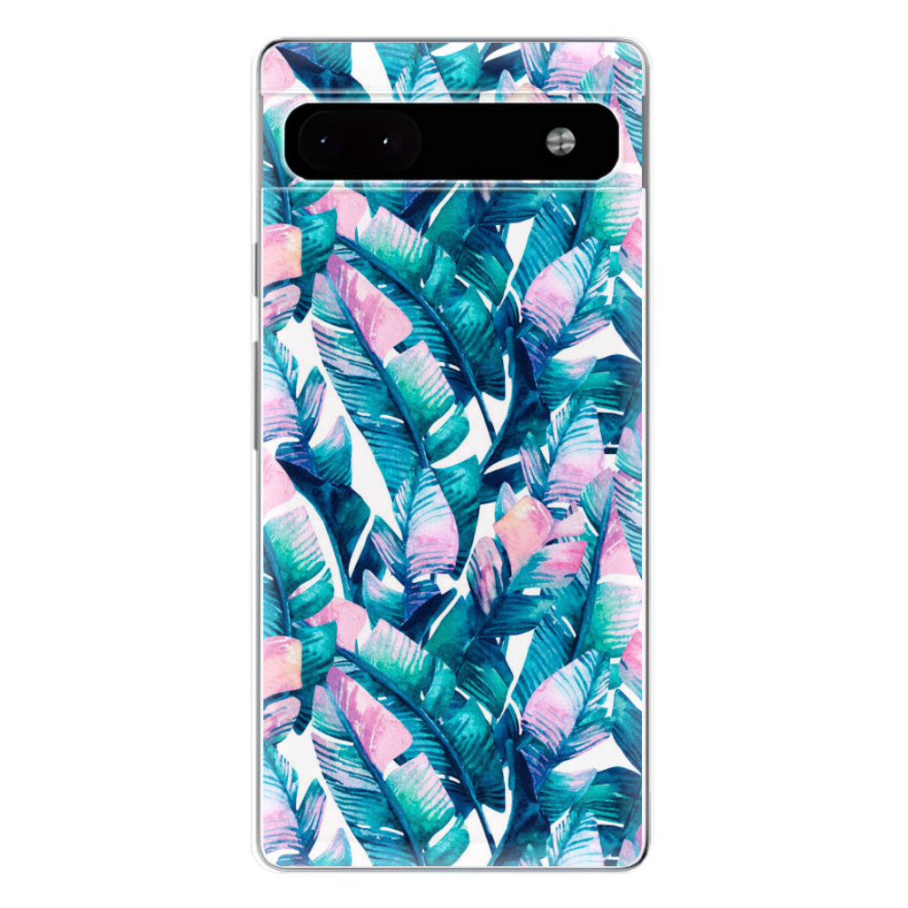 Odolné silikónové puzdro iSaprio - Palm Leaves 03 - Google Pixel 6a 5G