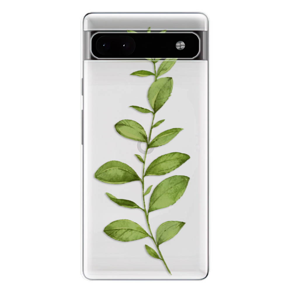 Odolné silikónové puzdro iSaprio - Green Plant 01 - Google Pixel 6a 5G