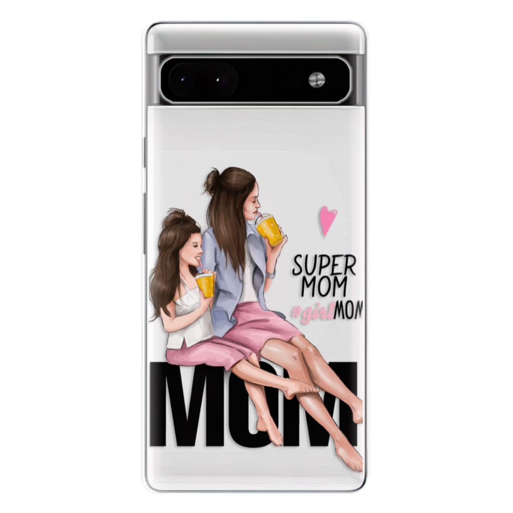 Odolné silikónové puzdro iSaprio - Milk Shake - Brunette - Google Pixel 6a 5G