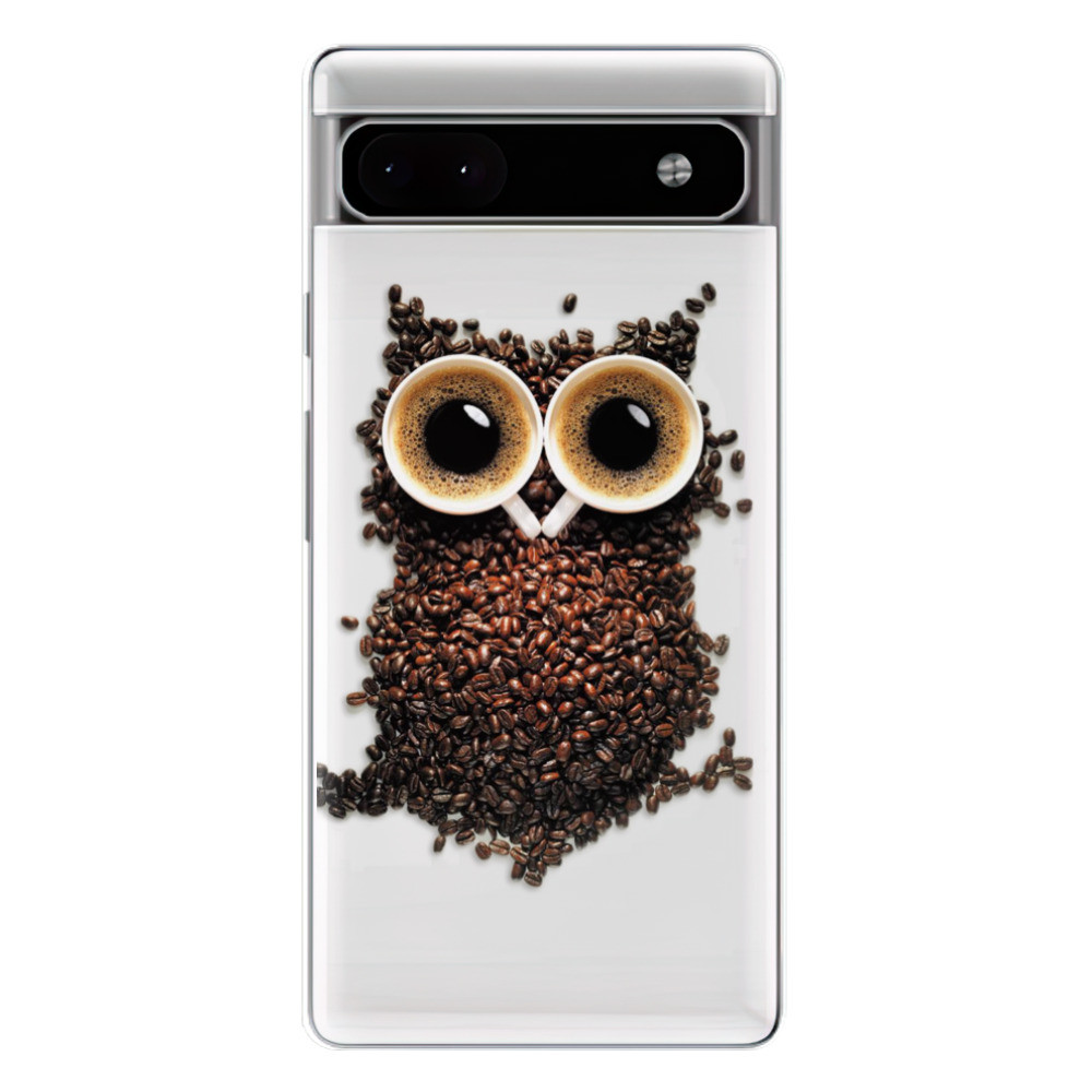 Odolné silikónové puzdro iSaprio - Owl And Coffee - Google Pixel 6a 5G