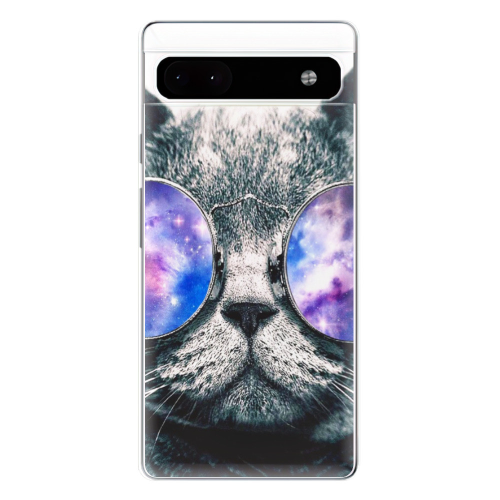 Odolné silikónové puzdro iSaprio - Galaxy Cat - Google Pixel 6a 5G