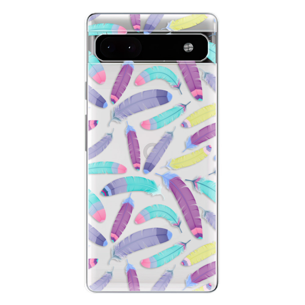 Odolné silikónové puzdro iSaprio - Feather Pattern 01 - Google Pixel 6a 5G