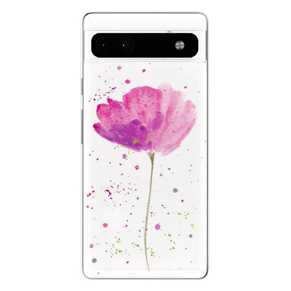 Odolné silikónové puzdro iSaprio - Poppies - Google Pixel 6a 5G
