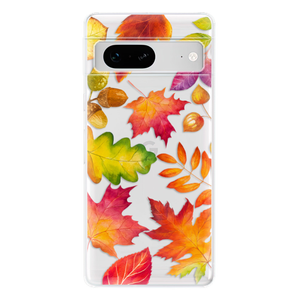 Odolné silikónové puzdro iSaprio - Autumn Leaves 01 - Google Pixel 7 5G