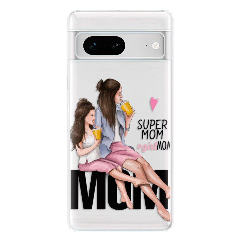 Odolné silikónové puzdro iSaprio - Milk Shake - Brunette - Google Pixel 7 5G