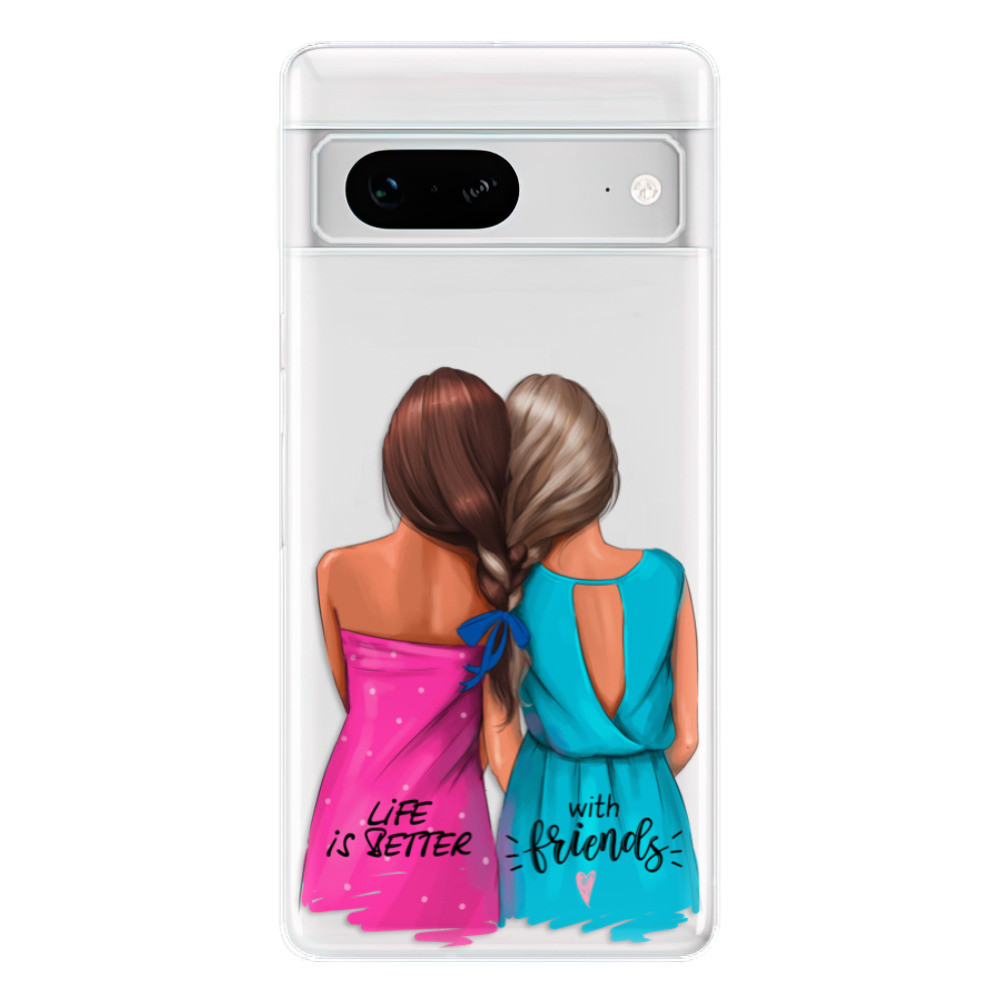Odolné silikónové puzdro iSaprio - Best Friends - Google Pixel 7 5G