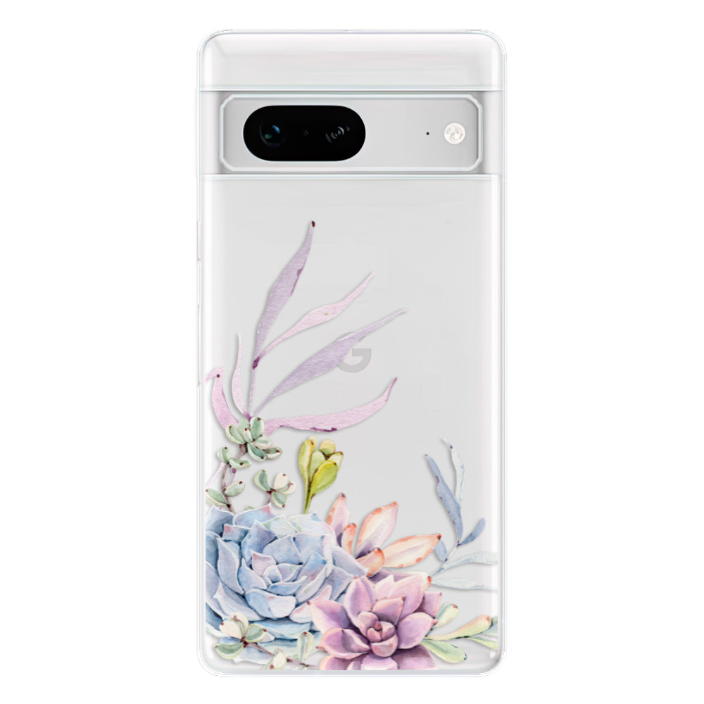 Odolné silikónové puzdro iSaprio - Succulent 01 - Google Pixel 7 5G