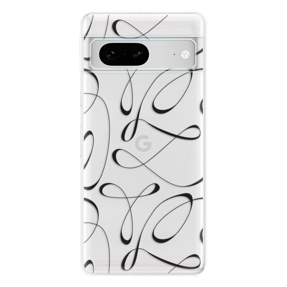 Odolné silikónové puzdro iSaprio - Fancy - black - Google Pixel 7 5G