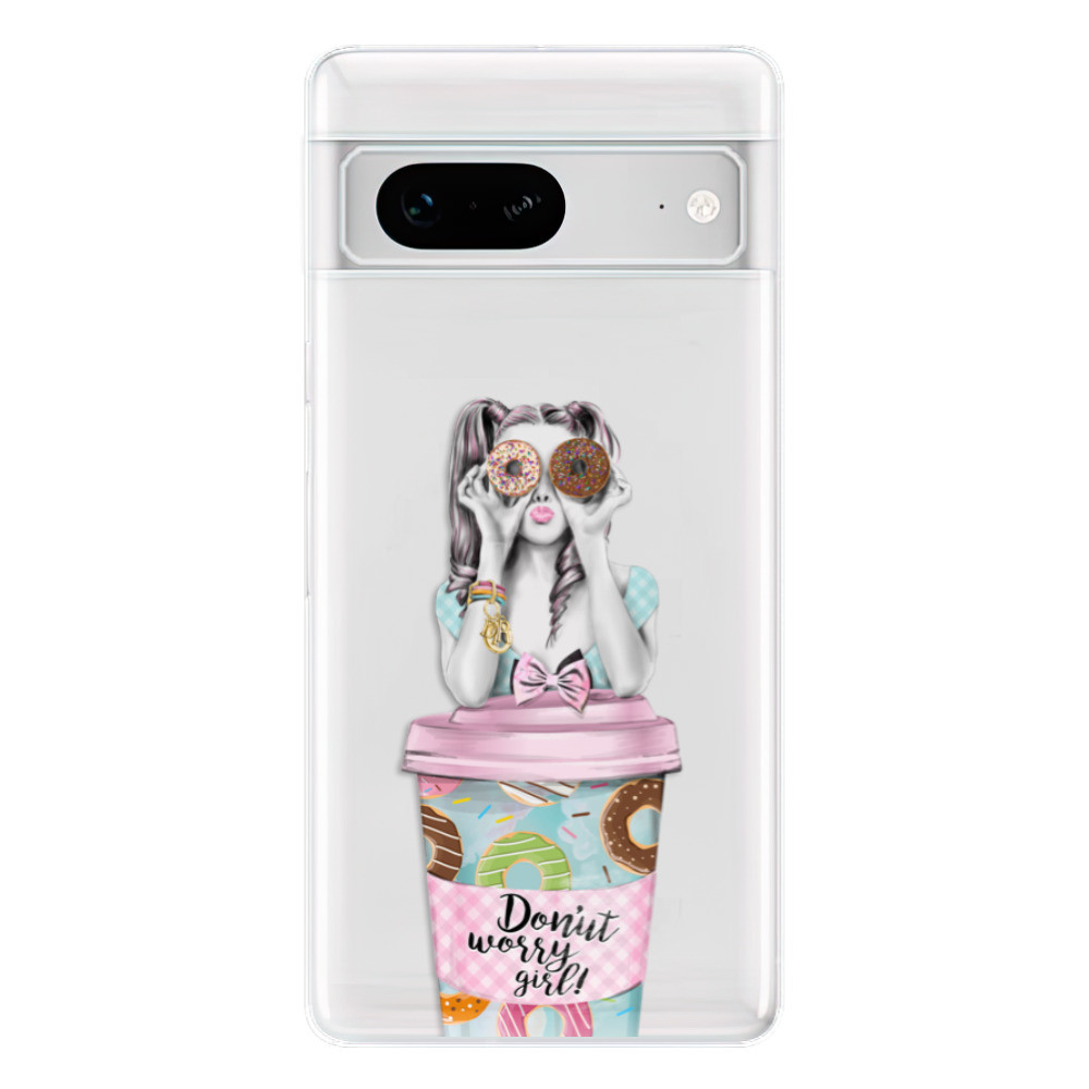 Odolné silikónové puzdro iSaprio - Donut Worry - Google Pixel 7 5G