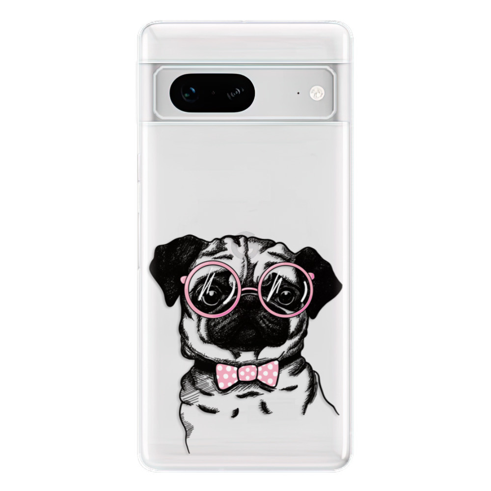 Odolné silikónové puzdro iSaprio - The Pug - Google Pixel 7 5G