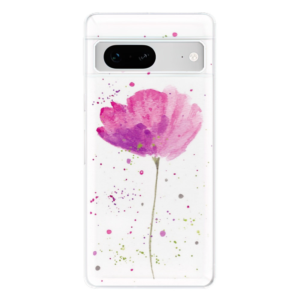 Odolné silikónové puzdro iSaprio - Poppies - Google Pixel 7 5G