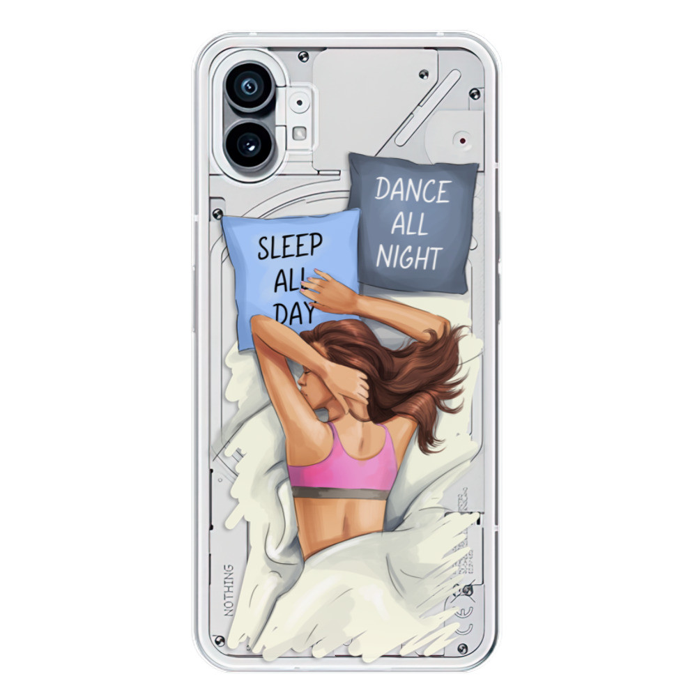 Odolné silikónové puzdro iSaprio - Dance and Sleep - Nothing Phone (1)