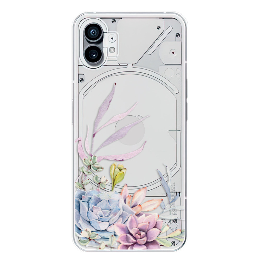 Odolné silikónové puzdro iSaprio - Succulent 01 - Nothing Phone (1)