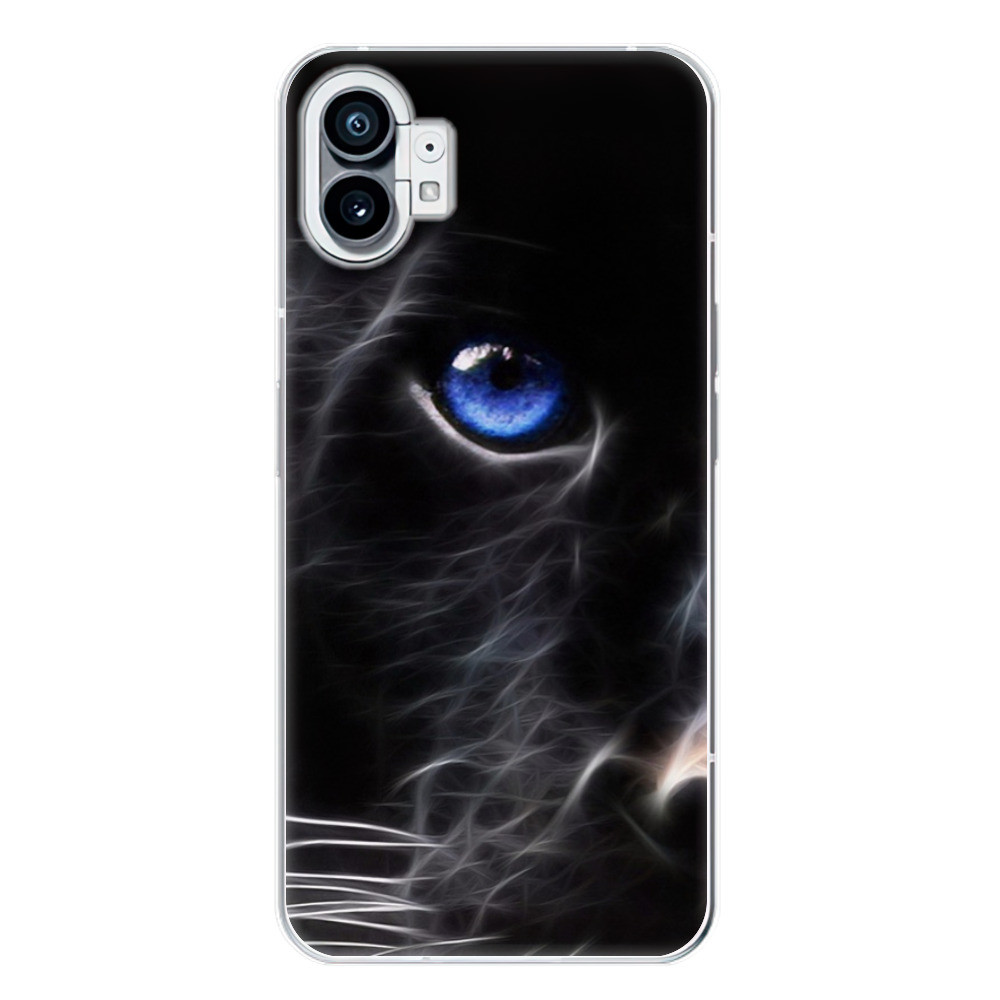 Odolné silikónové puzdro iSaprio - Black Puma - Nothing Phone (1)