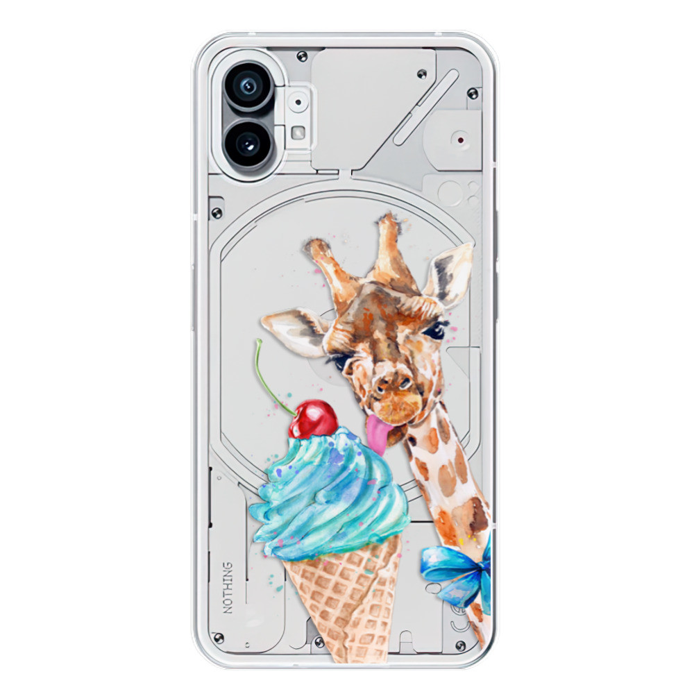 Odolné silikónové puzdro iSaprio - Love Ice-Cream - Nothing Phone (1)