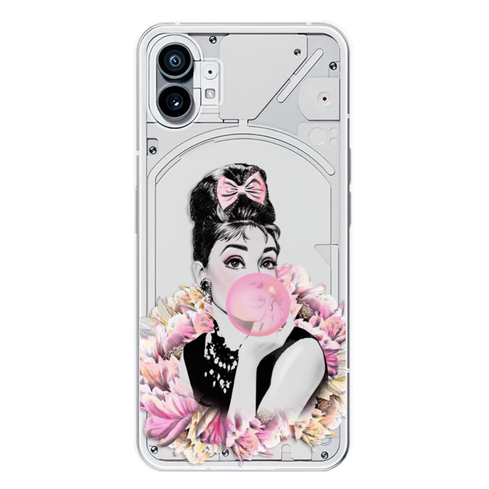 Odolné silikónové puzdro iSaprio - Pink Bubble - Nothing Phone (1)