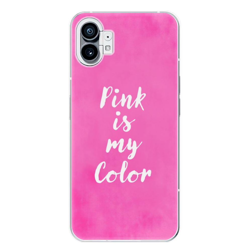 Odolné silikónové puzdro iSaprio - Pink is my color - Nothing Phone (1)