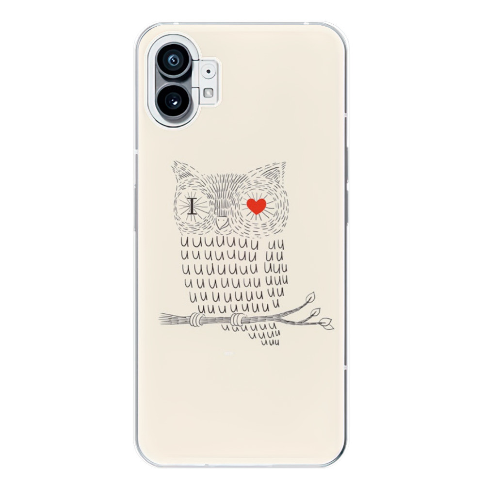 Odolné silikónové puzdro iSaprio - I Love You 01 - Nothing Phone (1)