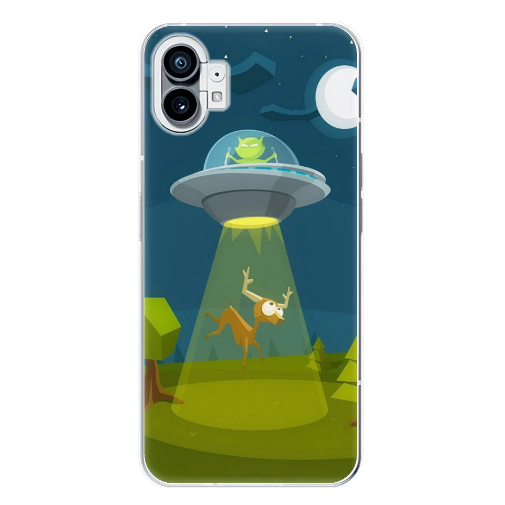 Odolné silikónové puzdro iSaprio - Alien 01 - Nothing Phone (1)