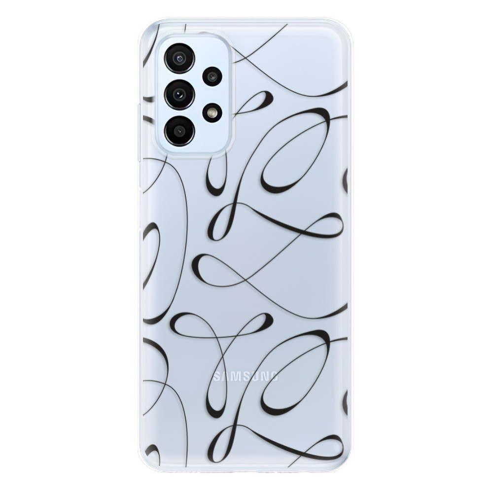 Odolné silikónové puzdro iSaprio - Fancy - black - Samsung Galaxy A23 / A23 5G