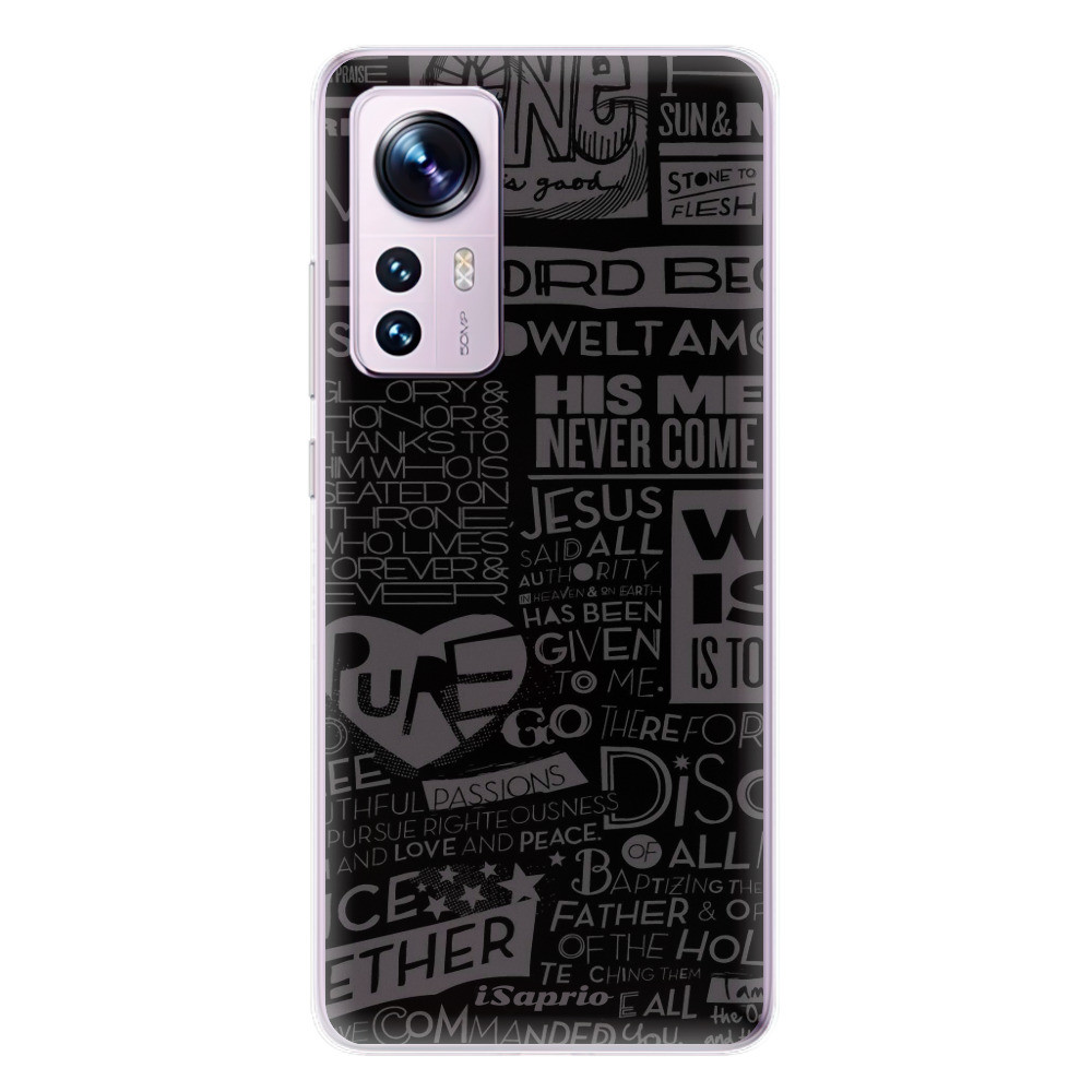 Odolné silikónové puzdro iSaprio - Text 01 - Xiaomi 12 / 12X