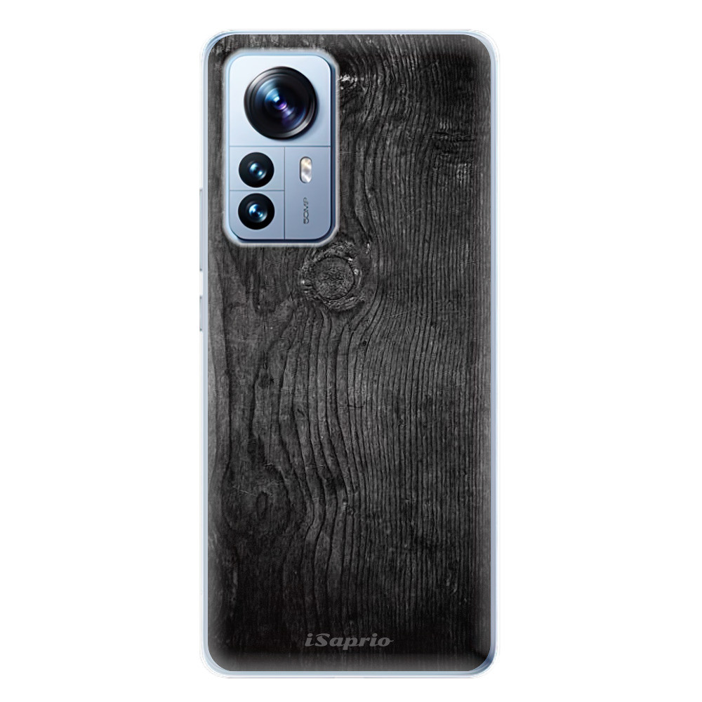 Odolné silikónové puzdro iSaprio - Black Wood 13 - Xiaomi 12 Pro
