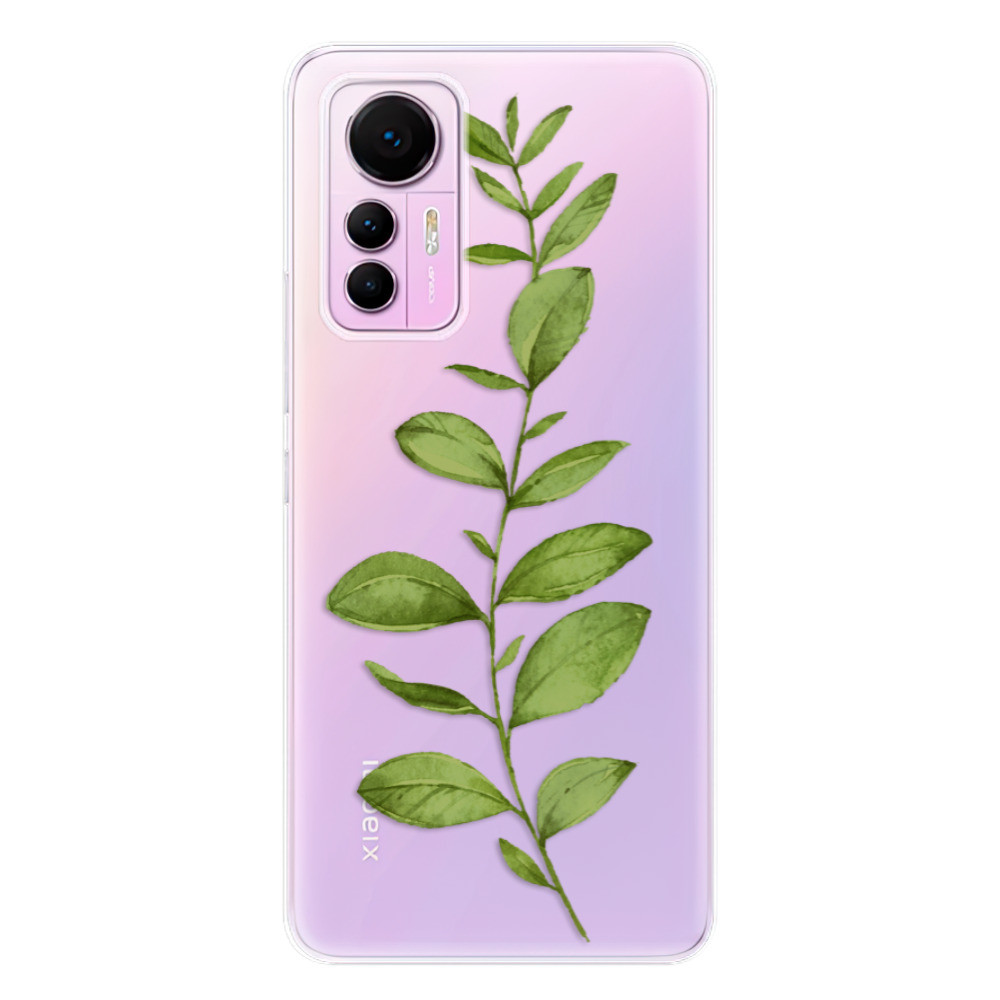 Odolné silikónové puzdro iSaprio - Green Plant 01 - Xiaomi 12 Lite