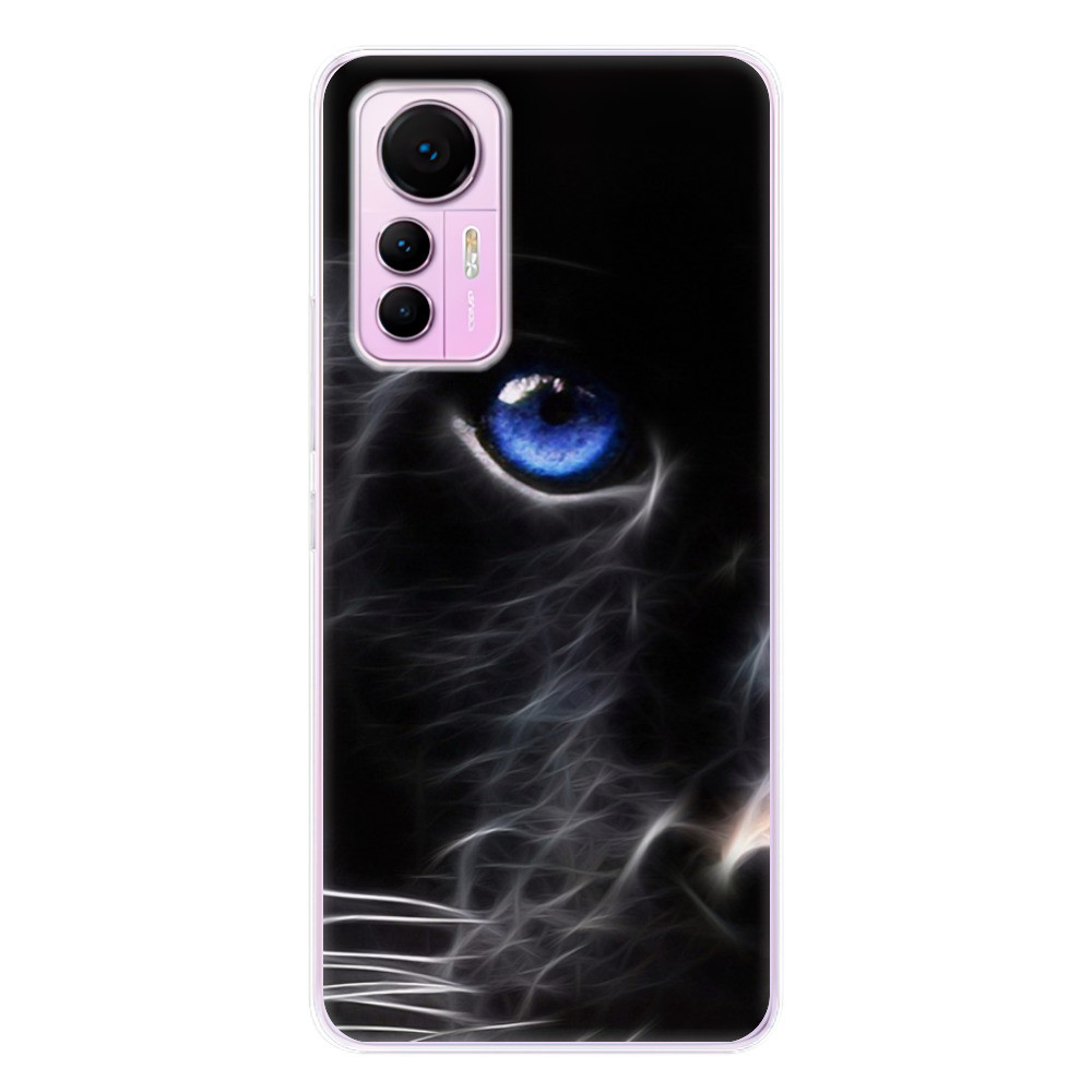 Odolné silikónové puzdro iSaprio - Black Puma - Xiaomi 12 Lite