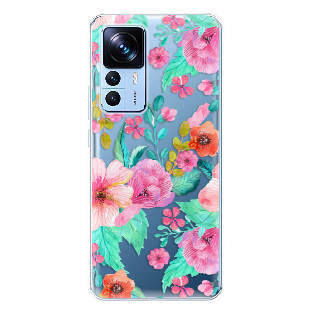 Odolné silikónové puzdro iSaprio - Flower Pattern 01 - Xiaomi 12T / 12T Pro