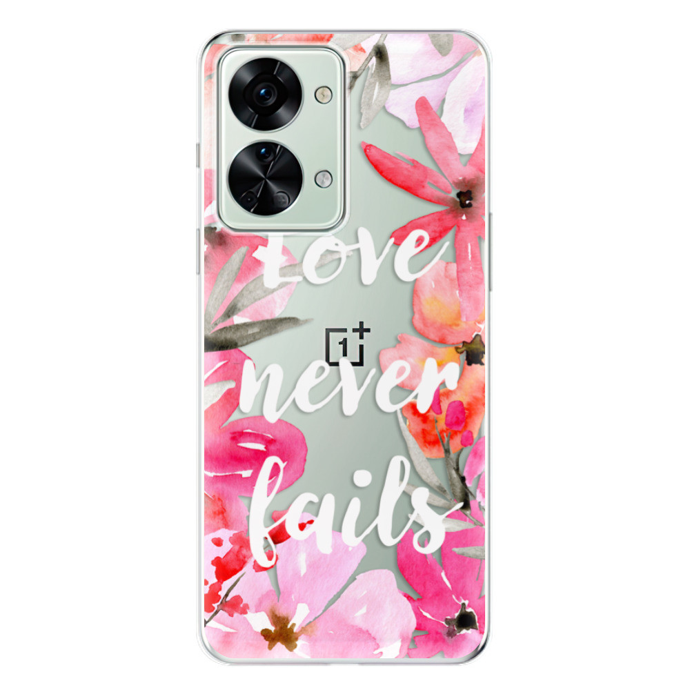 Odolné silikónové puzdro iSaprio - Love Never Fails - OnePlus Nord 2T 5G