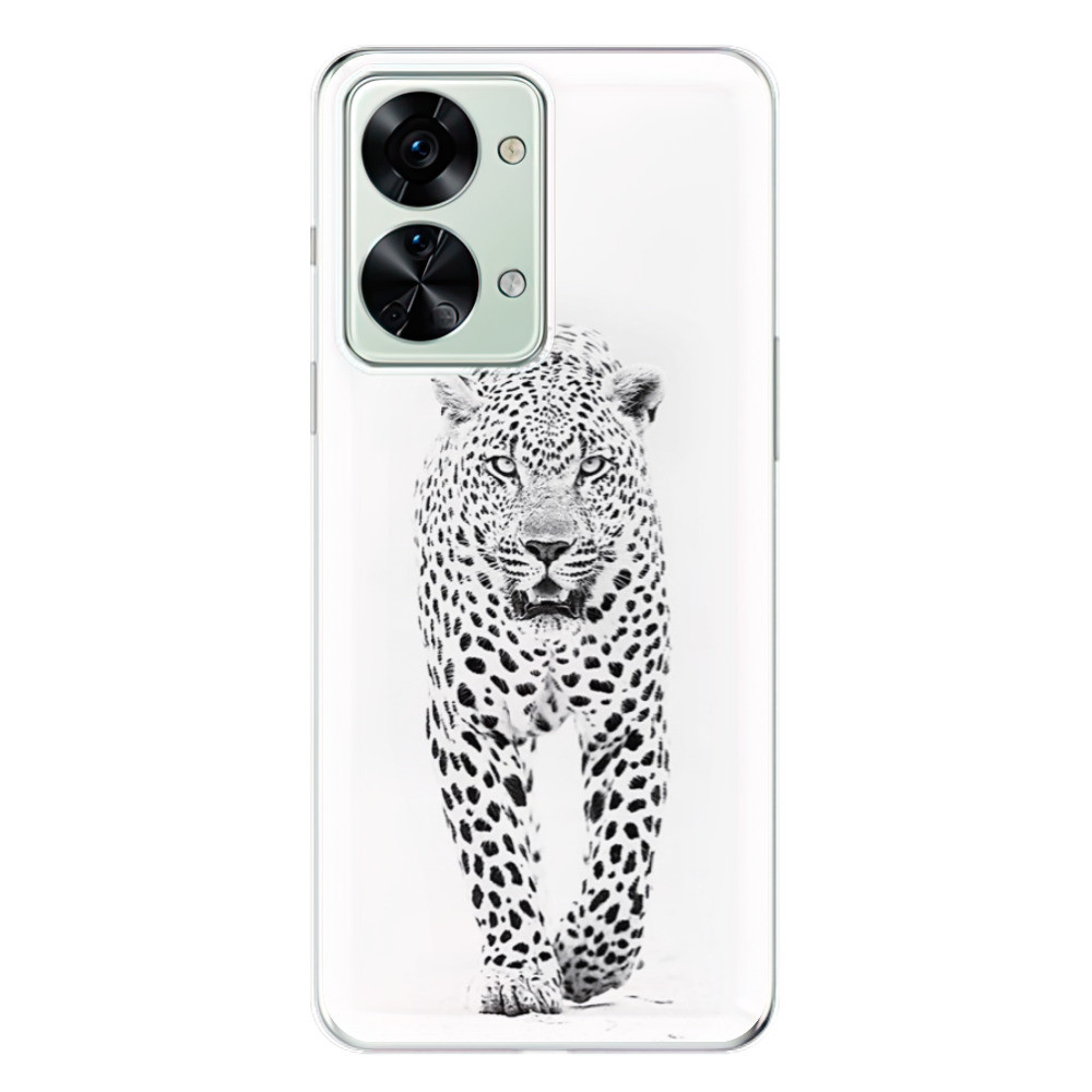 Odolné silikónové puzdro iSaprio - White Jaguar - OnePlus Nord 2T 5G