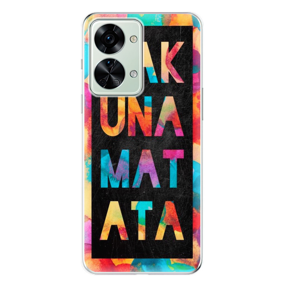 Odolné silikónové puzdro iSaprio - Hakuna Matata 01 - OnePlus Nord 2T 5G