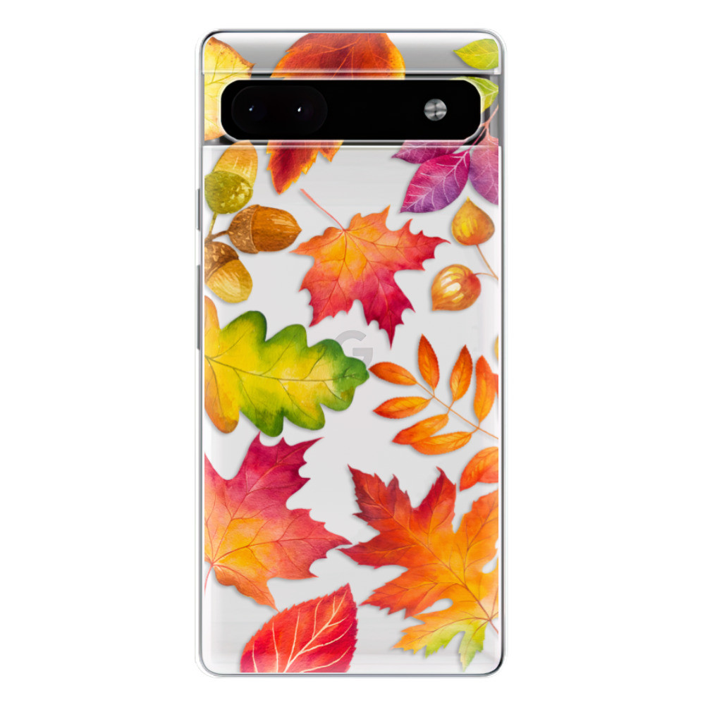 Odolné silikónové puzdro iSaprio - Autumn Leaves 01 - Google Pixel 6a 5G