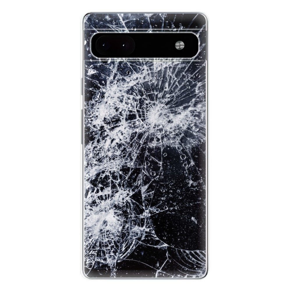 Odolné silikónové puzdro iSaprio - Cracked - Google Pixel 6a 5G