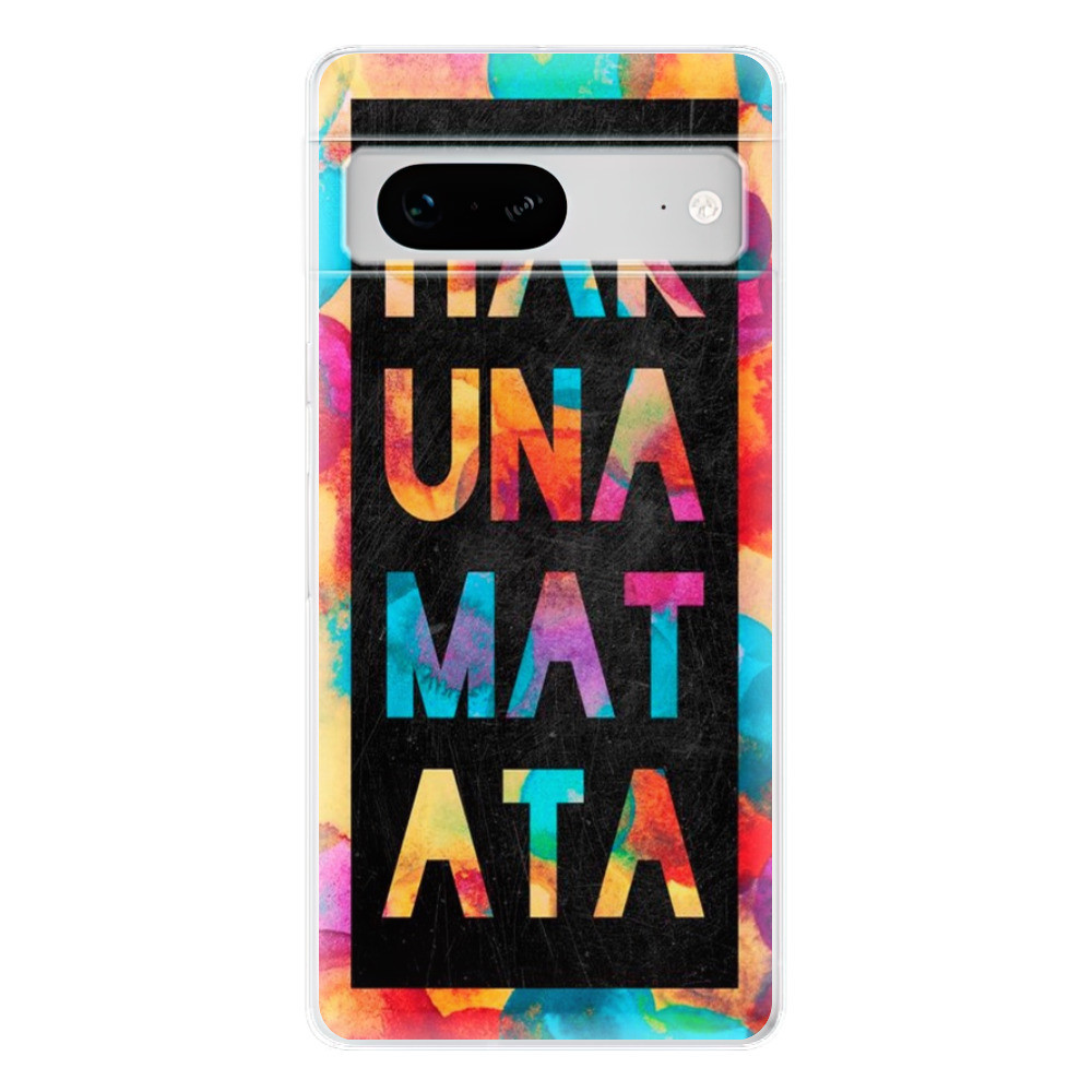 Odolné silikónové puzdro iSaprio - Hakuna Matata 01 - Google Pixel 7 5G