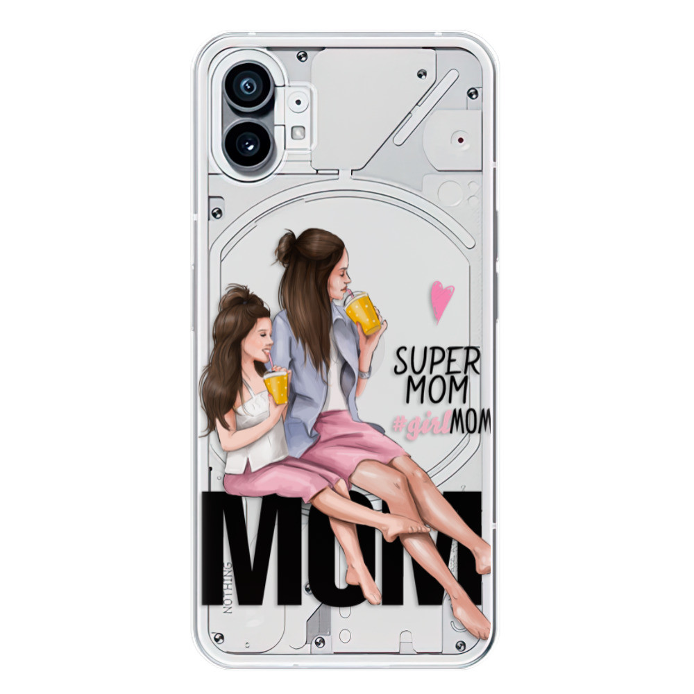 Odolné silikónové puzdro iSaprio - Milk Shake - Brunette - Nothing Phone (1)