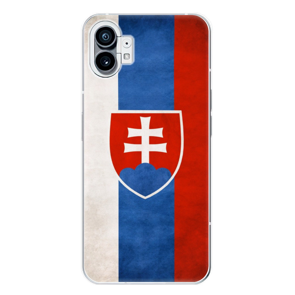 Odolné silikónové puzdro iSaprio - Slovakia Flag - Nothing Phone (1)