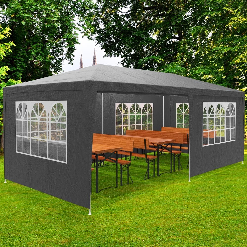 Záhradný altánok 3x6m biely SH06BI Dekorhome