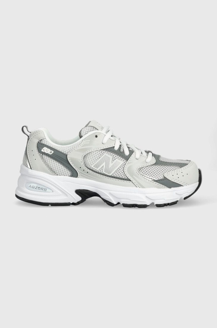 Detské tenisky New Balance NBGR530 šedá farba