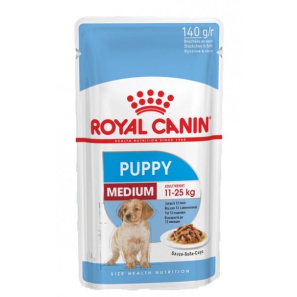 Royal Canin Medium Puppy kapsičky - 10 x 140 g
