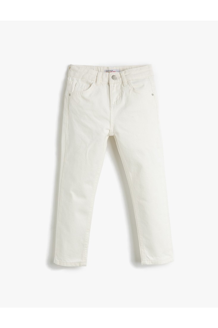 Koton Jeans Comfortable Cut Pocket Cotton - Mom Jean