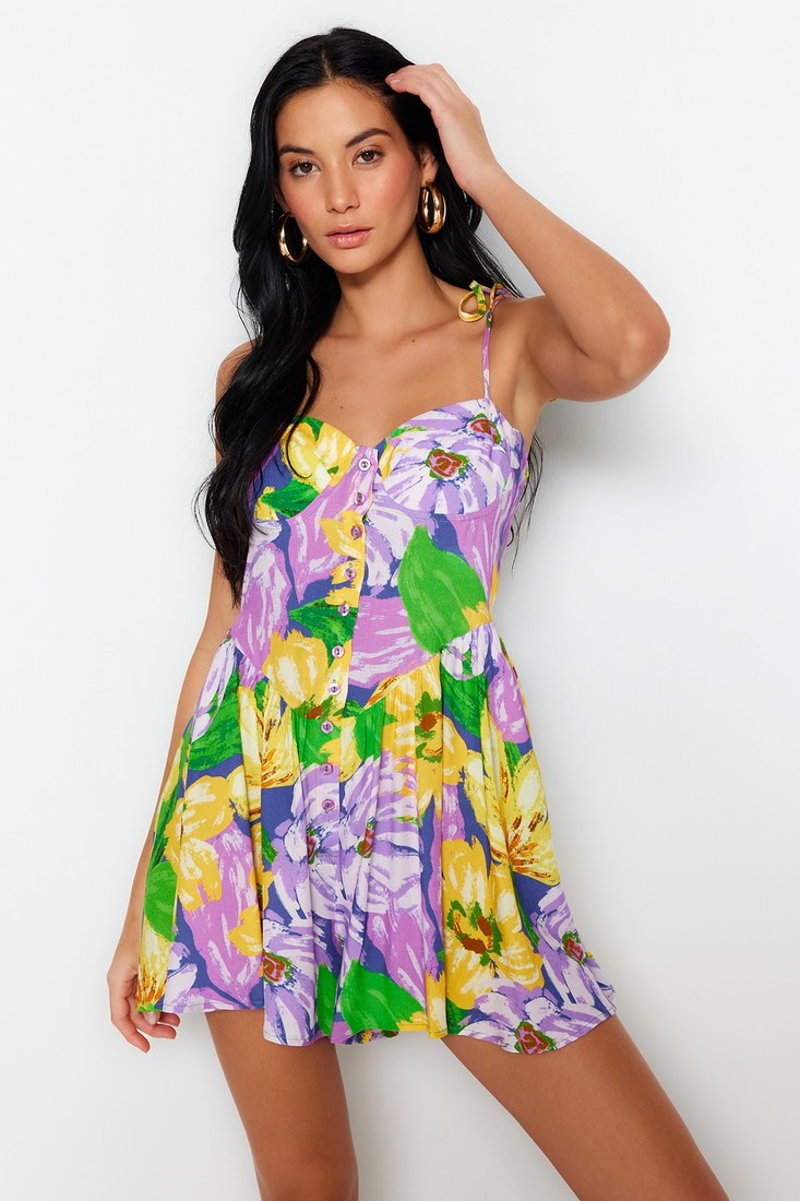 Trendyol Jumpsuit - Purple - Relaxed fit